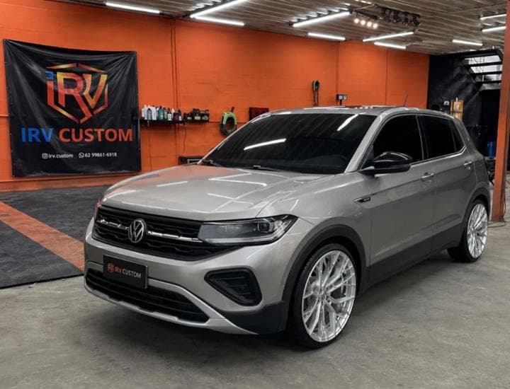 T-Cross prata finalizado na IRV Custom